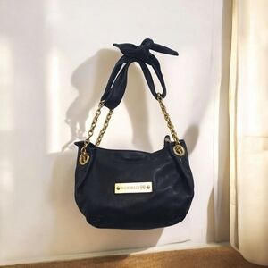B.CAVALLI shoulder bag leather black